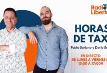 Horas de Taxi, con Pablo y Darío Soriano y Darío Soriano en Radio Libertad