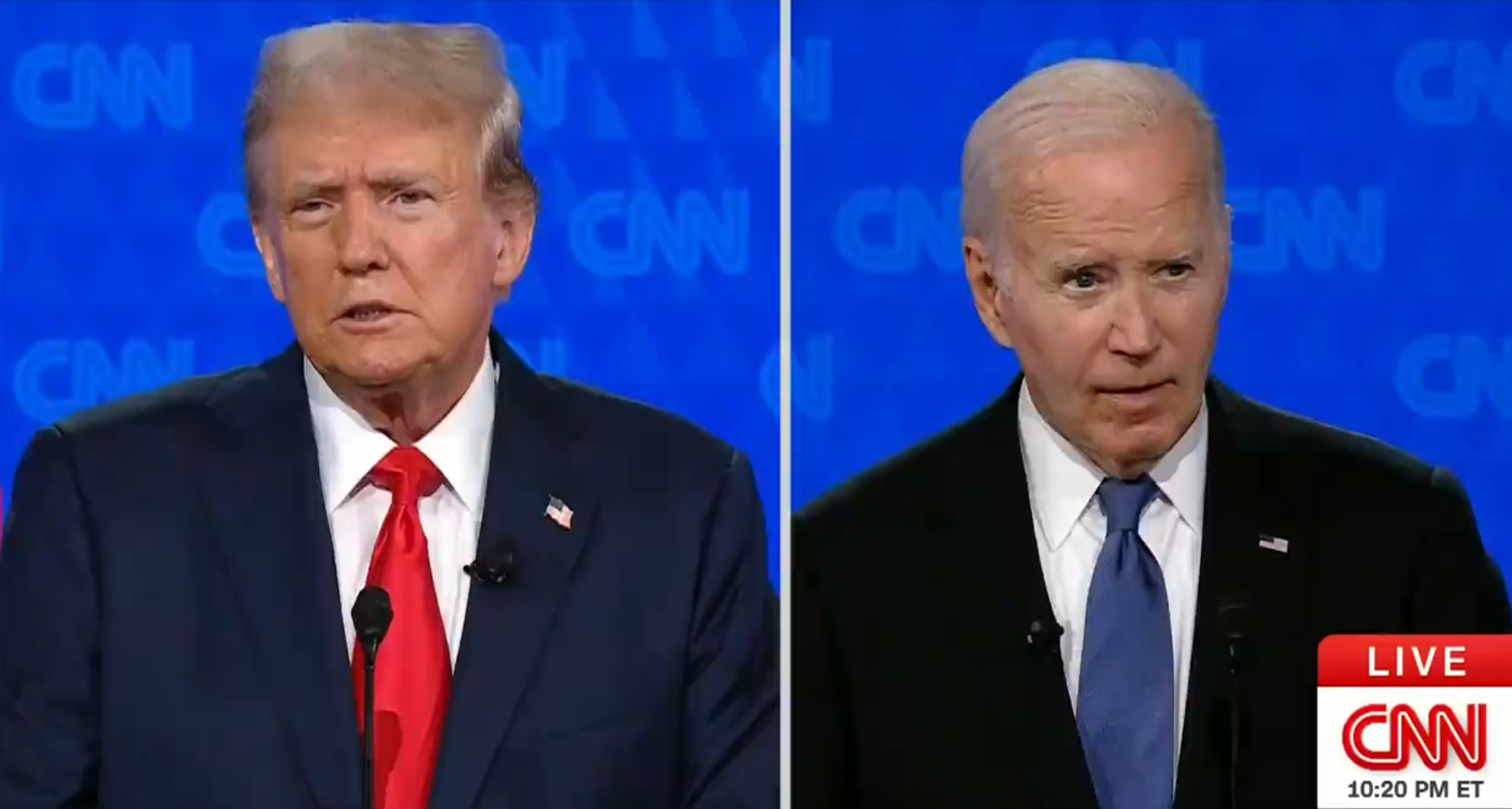 Primer debate entre Trump y Biden
