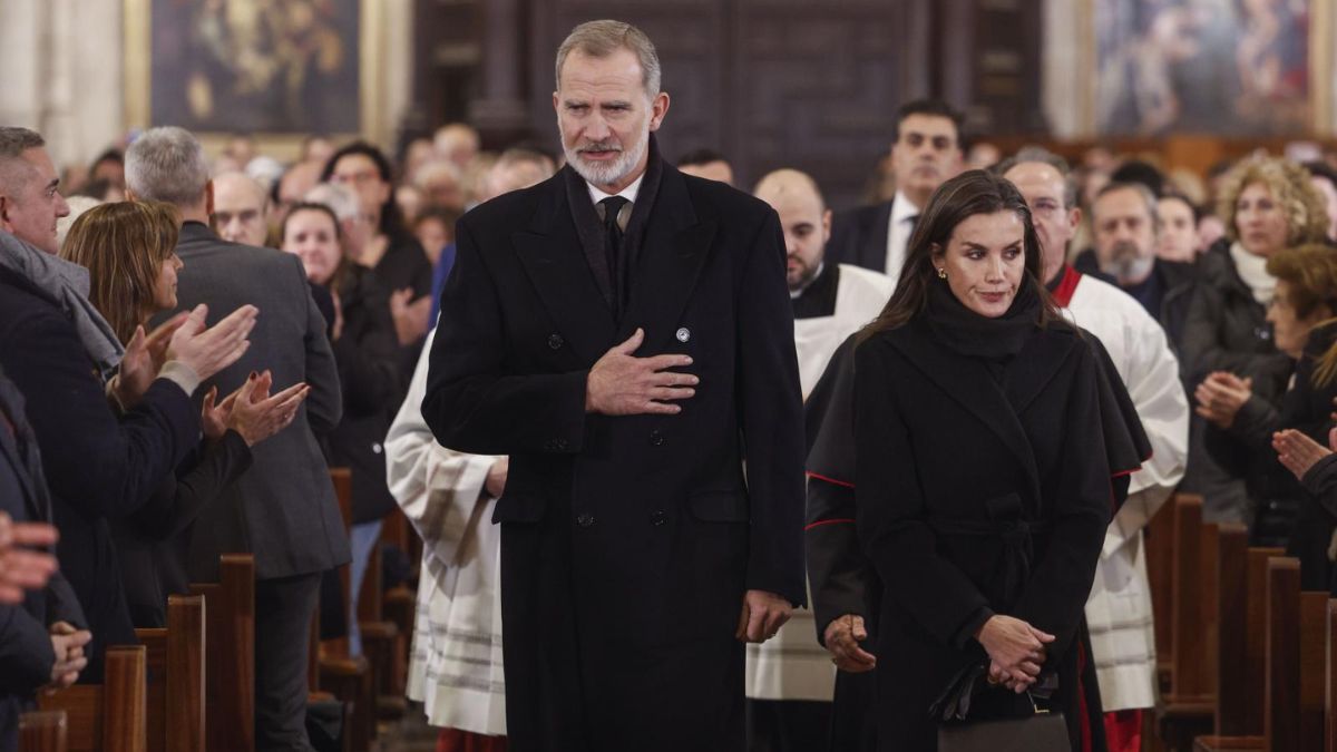 Funeral por las víctimas de la DANA, con asistencia de los reyes y ausencia de Sánchez