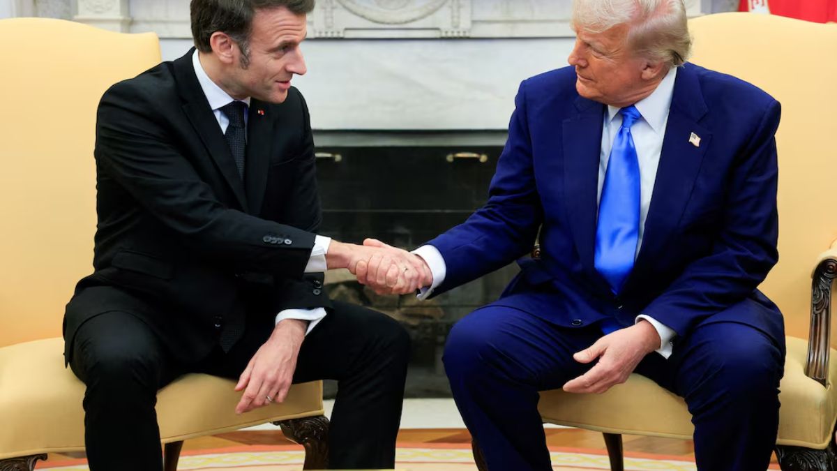 Reunión de Trump y Macron en Washington