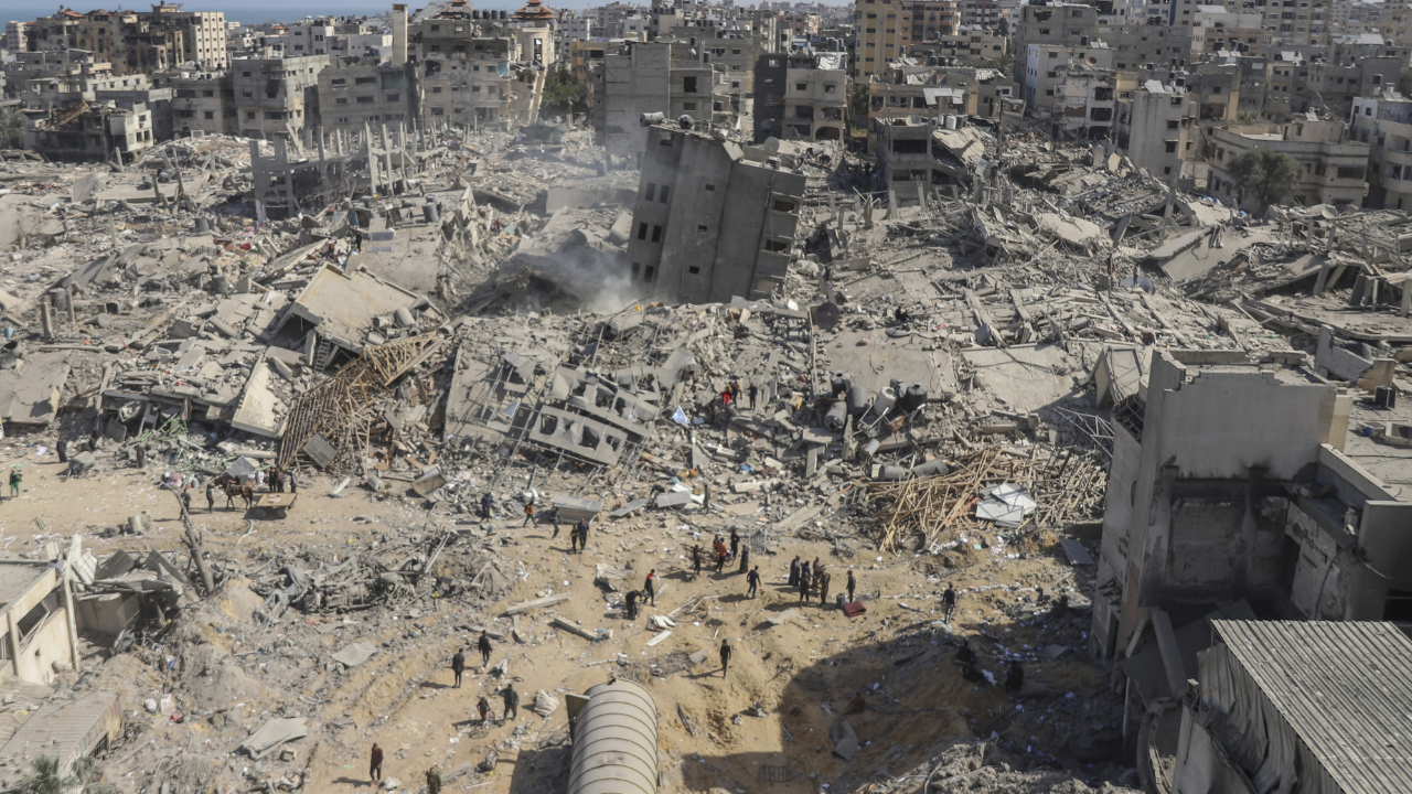Bombardeos en Gaza