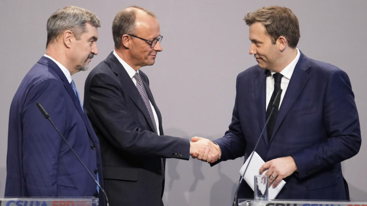 La CDU y los socialistas pactan un Gobierno de «gran coalición» en Alemania con Merz como canciller.