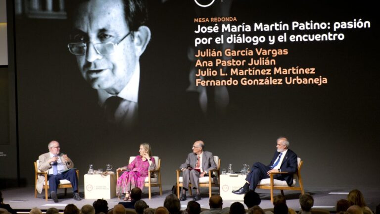 Ana Pastor y Julián García Vargas recuerdan el papel conciliador de José María Martín Patino