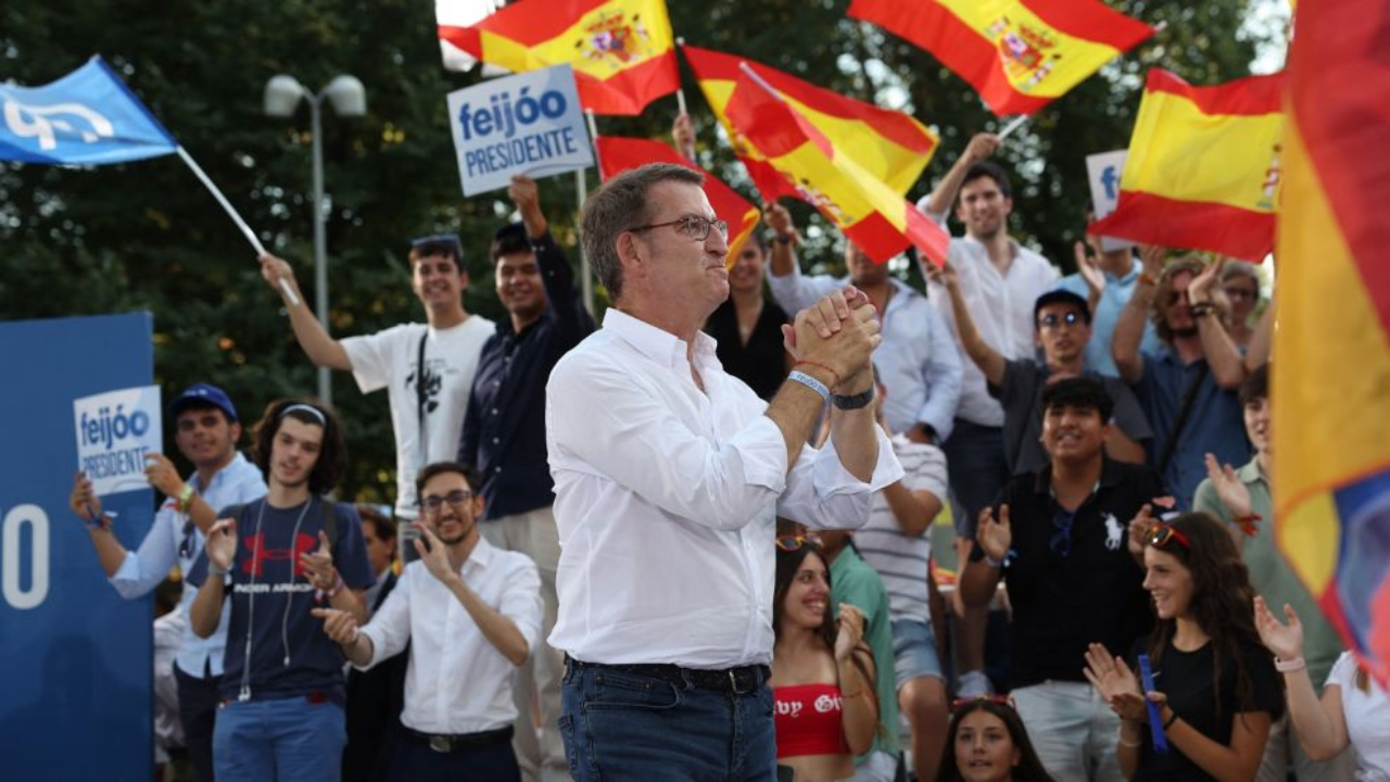Manifestación del PP, Que dice Feijóo que aprendió a cumplir la palabra dada… ¡de Rajoy!