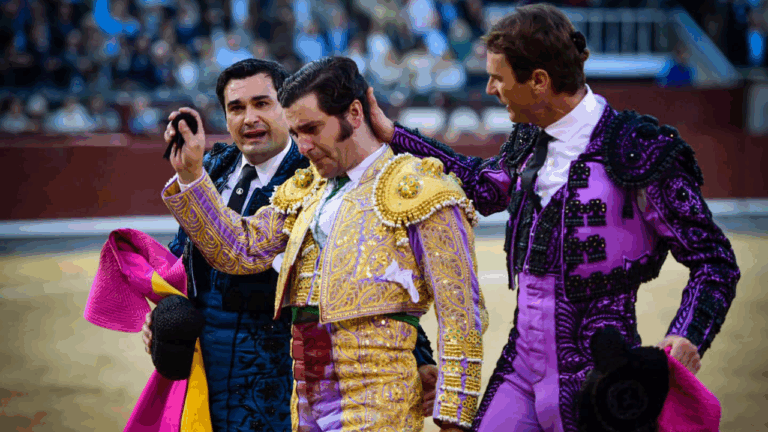 Morante de la Puebla se corta la coleta, saliendo por la puerta grande en el Día de la Hispanidad