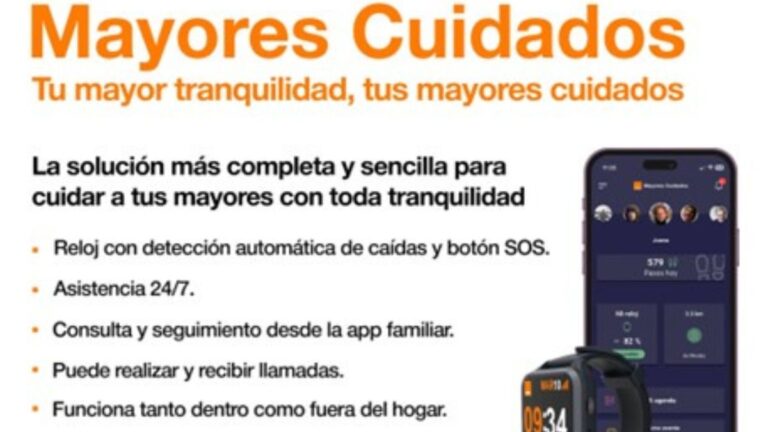 Orange lanza “Mayores Cuidados”: la mejor asistencia para las personas mayores y tranquilidad para su familia