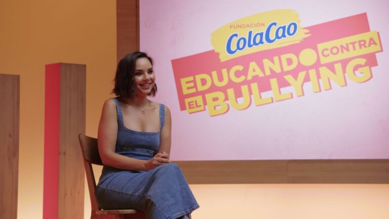Chenoa revela en “Educando Contra el Bullying” de la Fundación ColaCao su historia de acoso escolar y la importancia de pedir ayuda